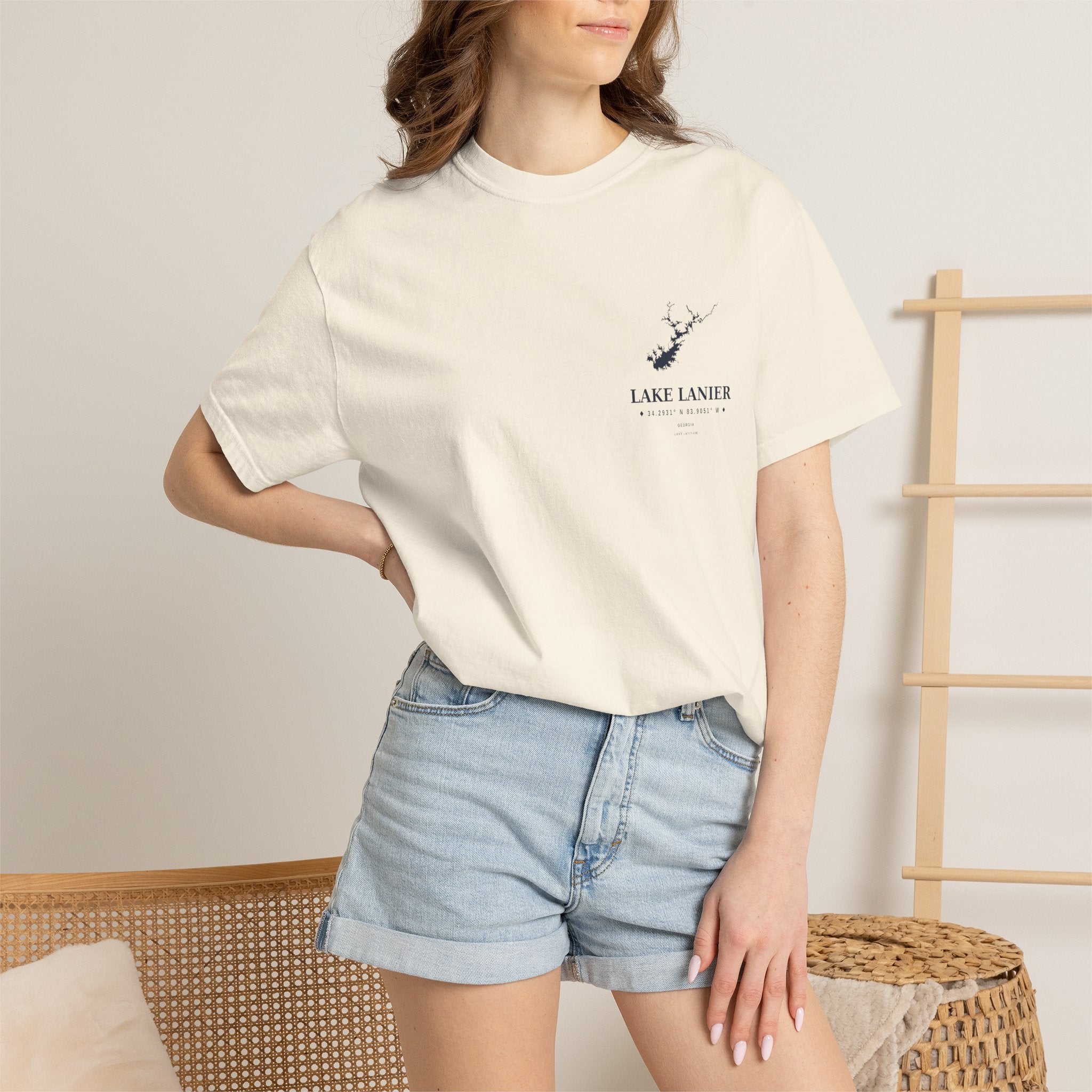 Lake Lanier Jet Crew Ski Tee