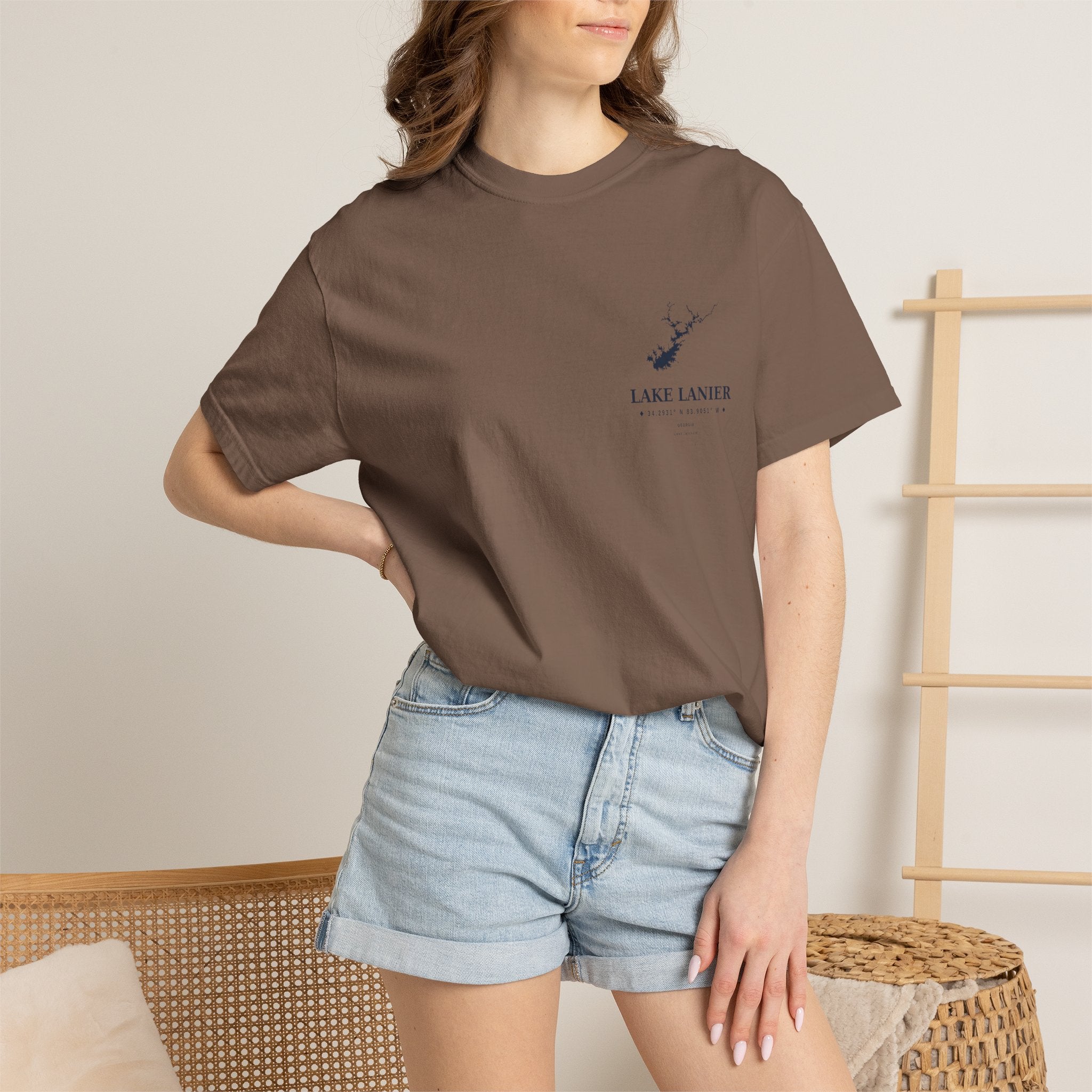 Lake Lanier Jet Crew Ski Tee