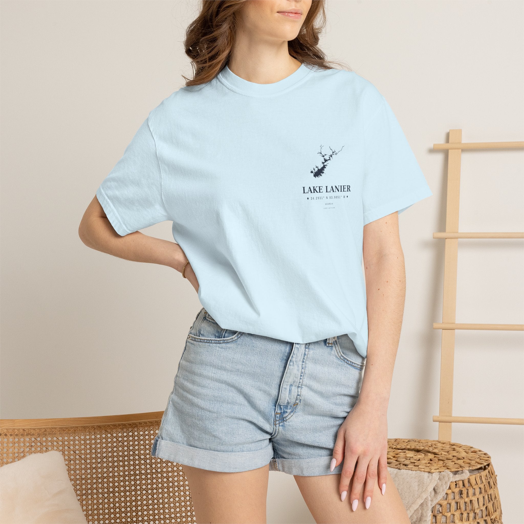 Lake Lanier Jet Crew Ski Tee