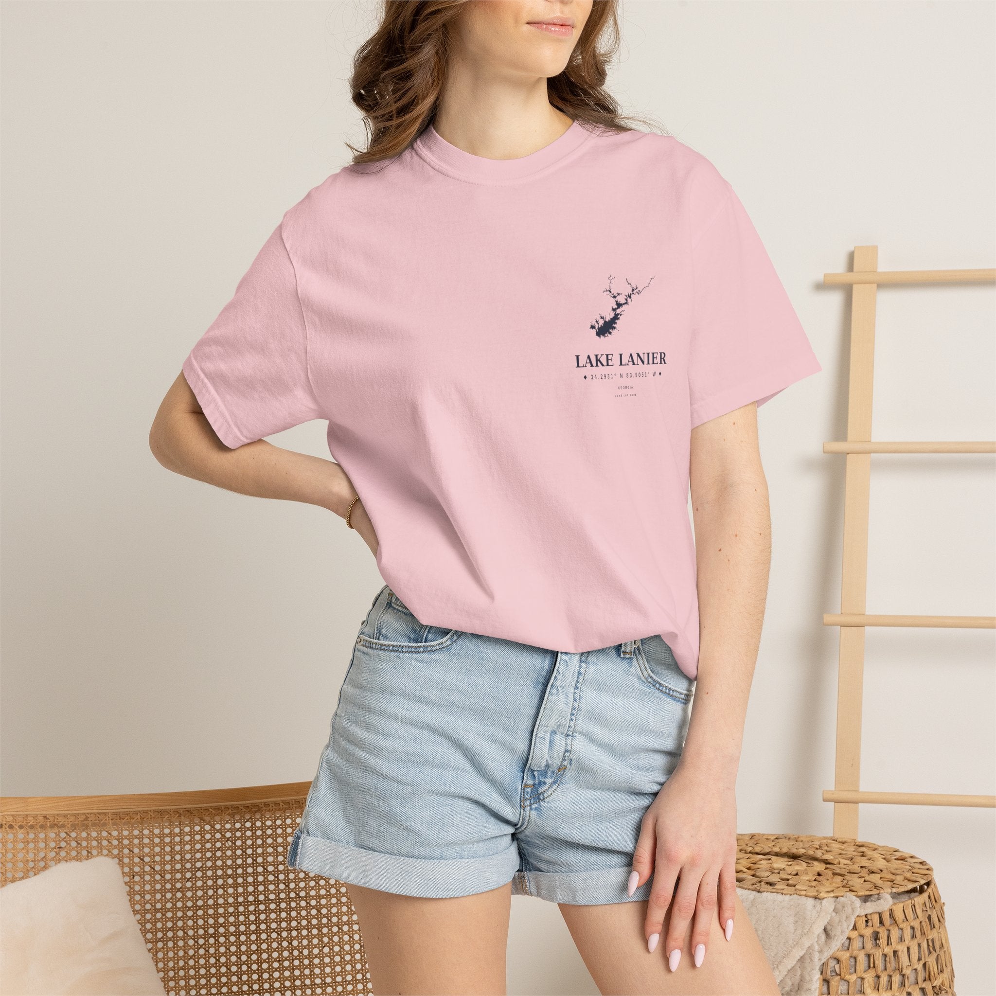 Lake Lanier Jet Crew Ski Tee