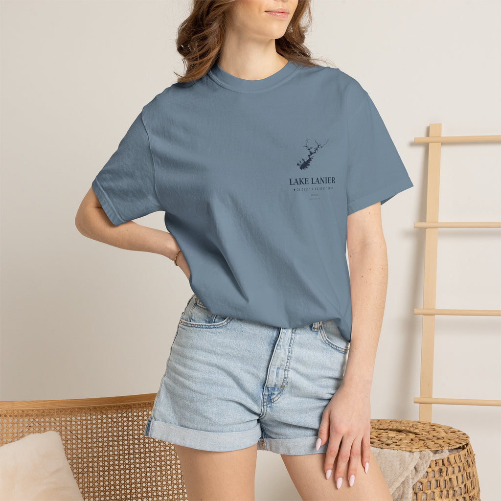 Lake Lanier Bass Crew Tee