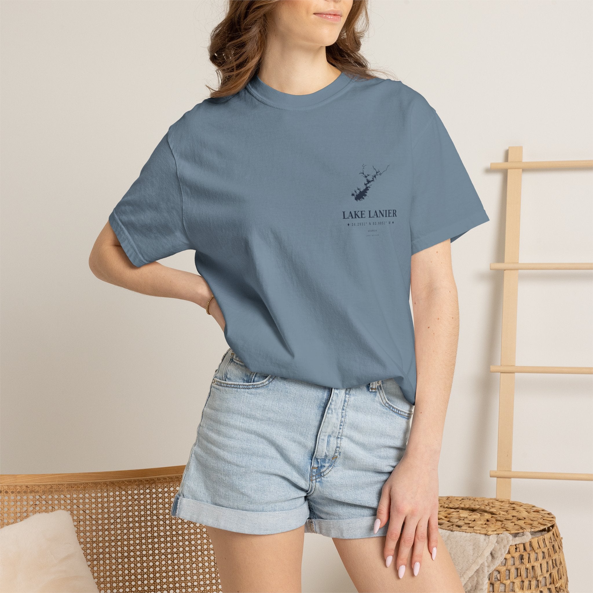 Lake Lanier Bass Crew Tee