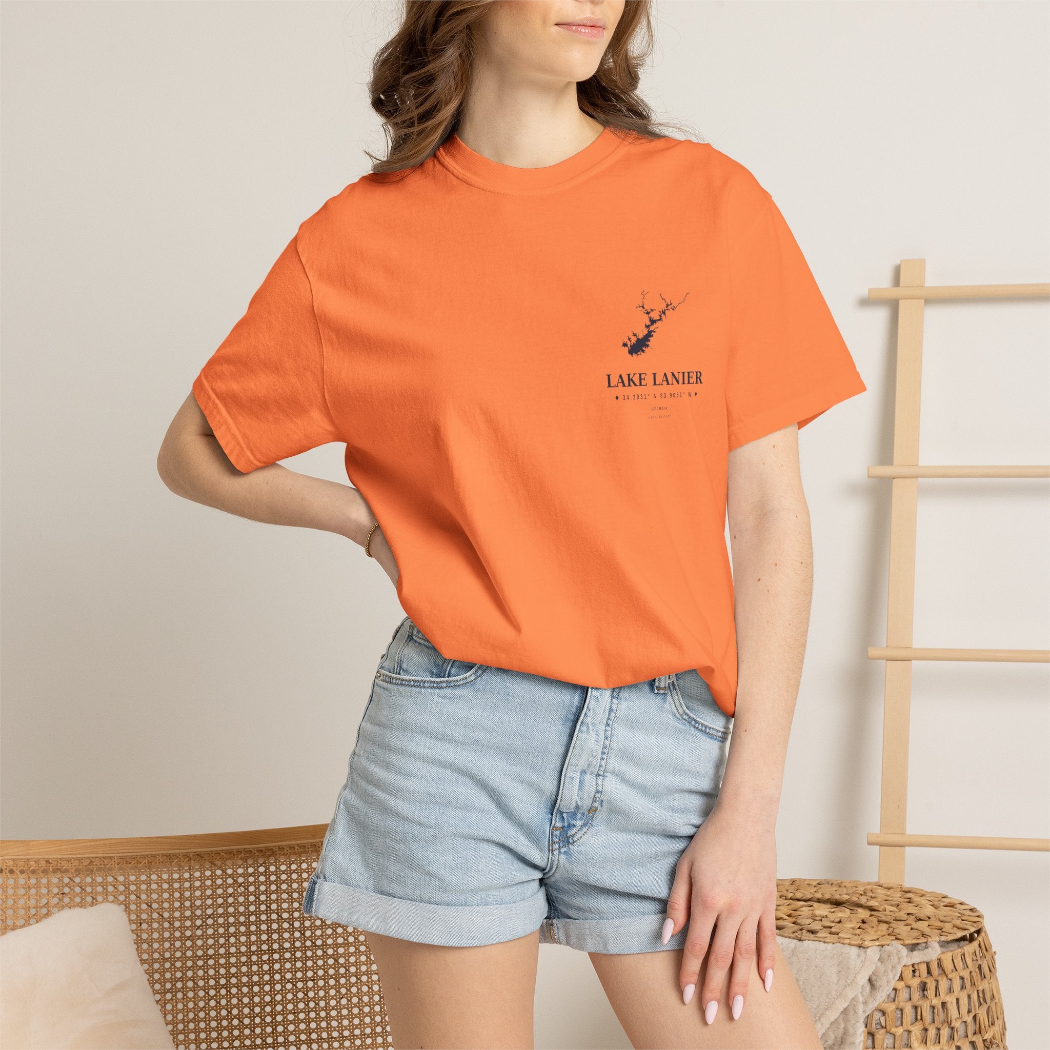 Lake Lanier Bass Crew Tee