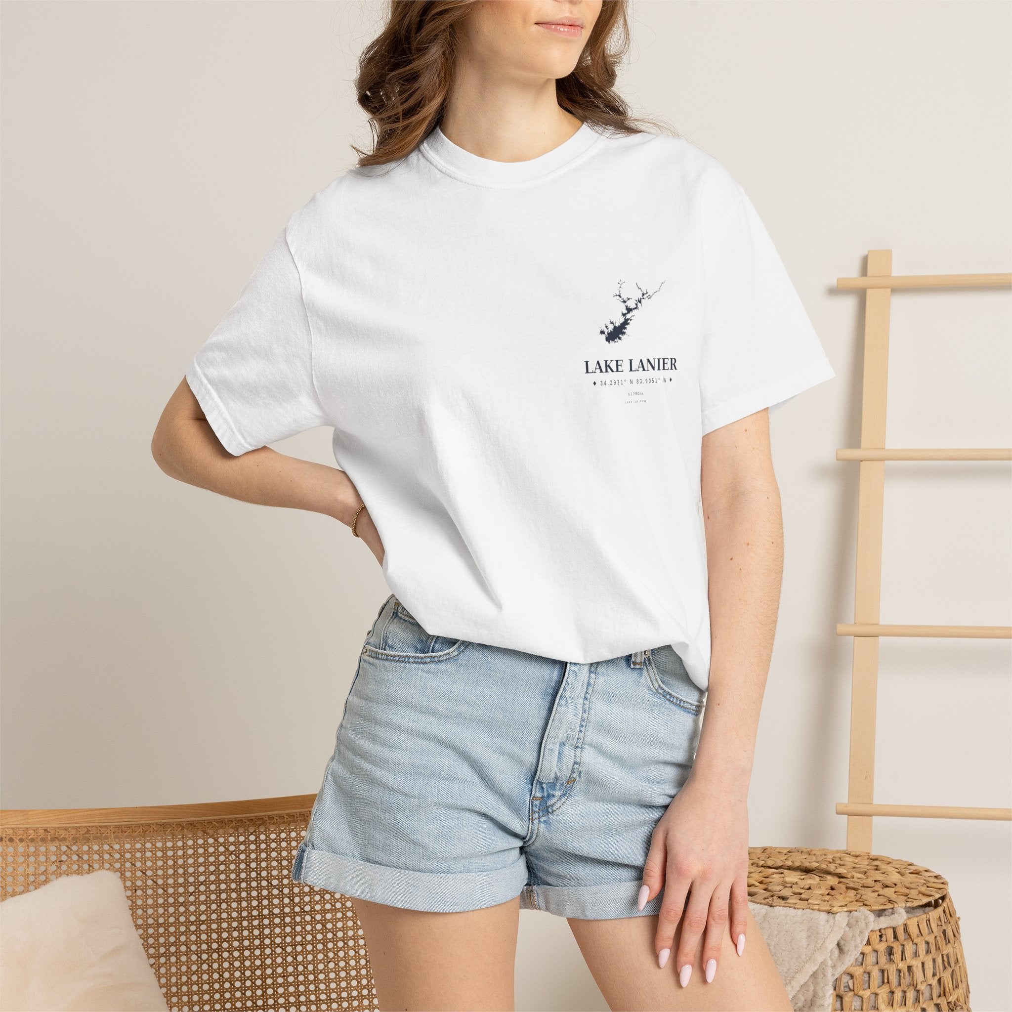 Lake Lanier Bass Crew Tee