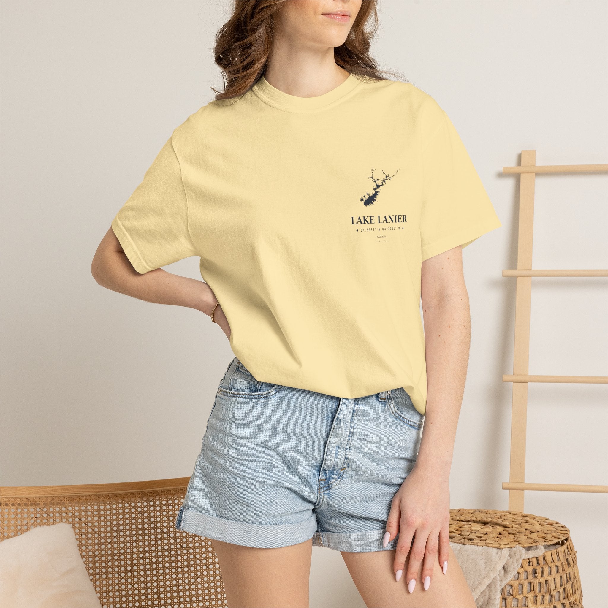 Lake Lanier Bass Crew Tee