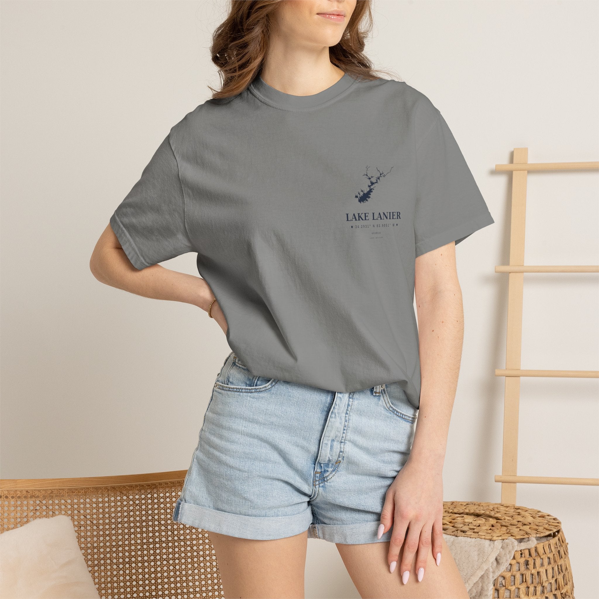 Lake Lanier Bass Crew Tee
