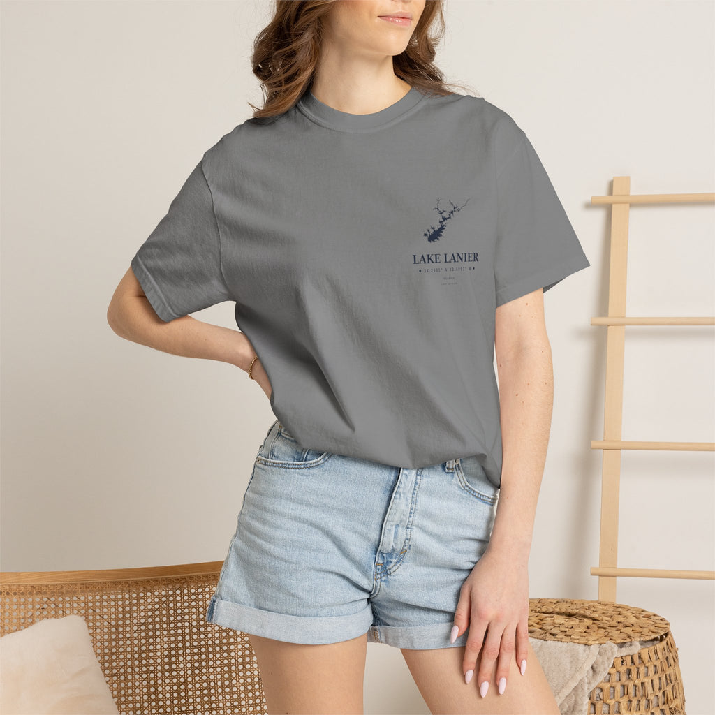 Lake Lanier Bass Crew Tee
