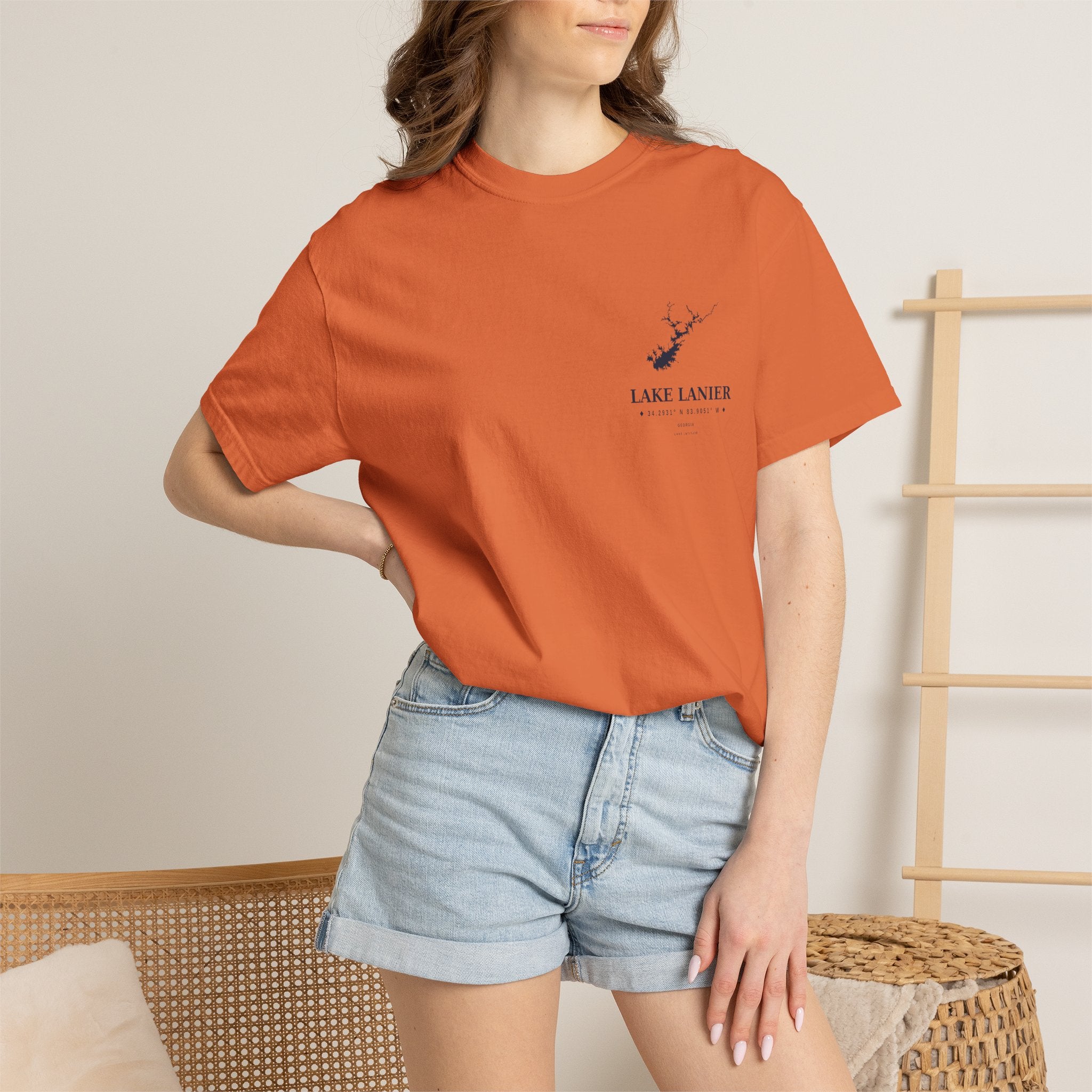 Lake Lanier Jet Crew Ski Tee