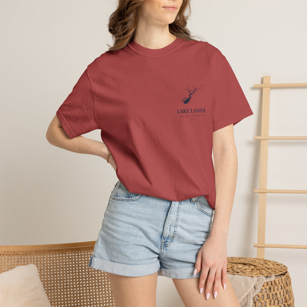 Lake Lanier Bass Crew Tee